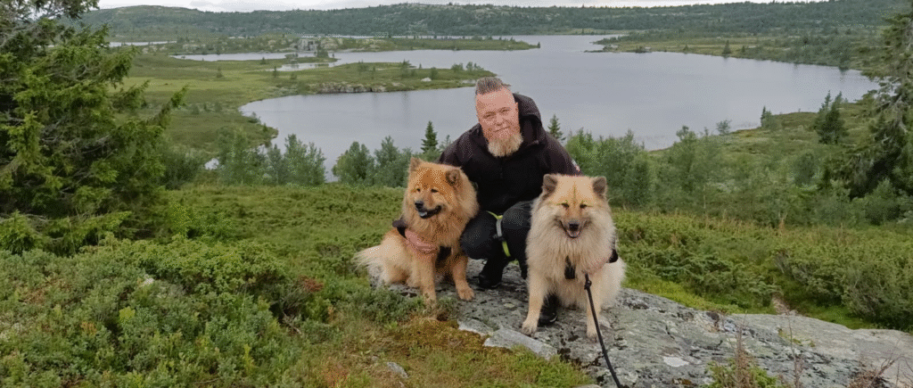 Baasje van Boris met 2 honden